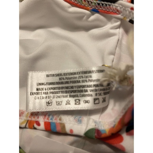 NWT Verdelimon Womens TAPIZ Izamal‎ Printed Bikini Top Size Large Adjustable - Picture 12 of 12